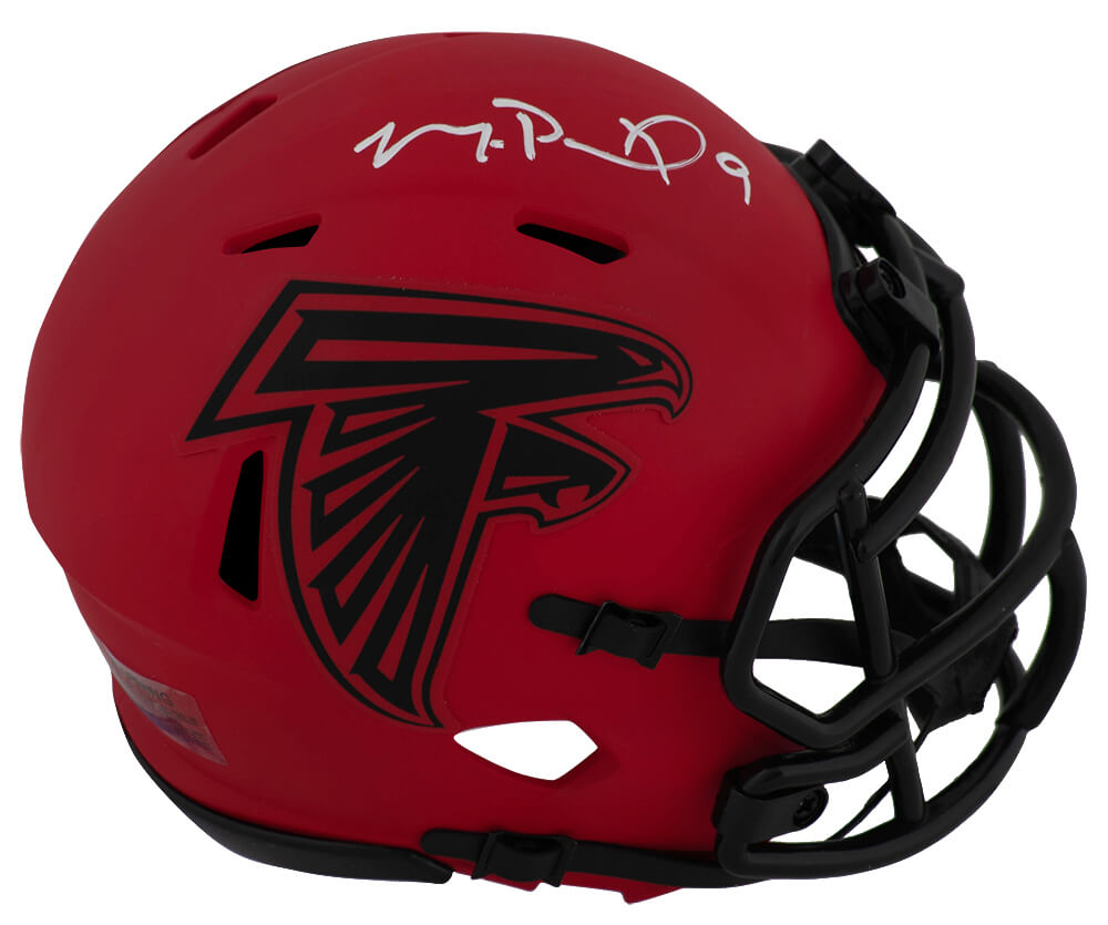 Michael Penix Jr. Signed Atlanta Falcons RAVE Riddell Speed Mini Helmet
