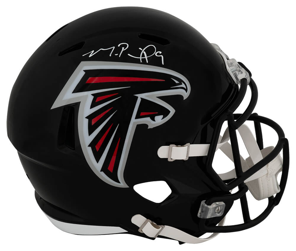 Michael Penix Jr. Signed Atlanta Falcons Riddell Full Size Speed Replica Helmet
