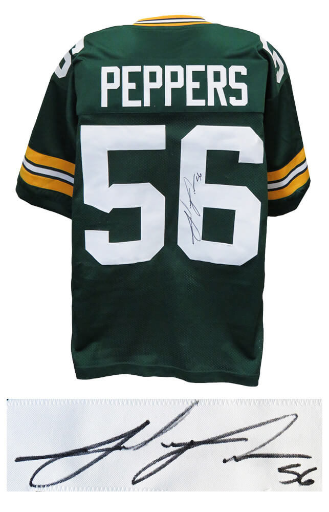 Julius Peppers Signed Green Custom Football Jersey