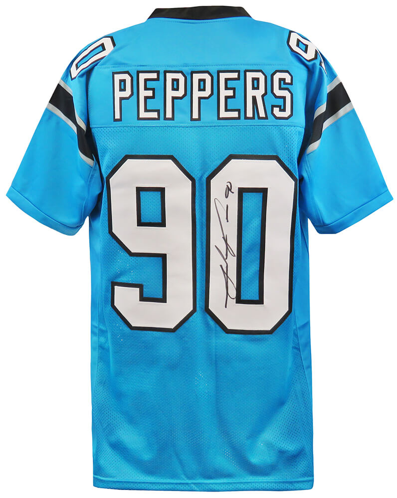 Julius Peppers Signed Teal Custom Football Jersey