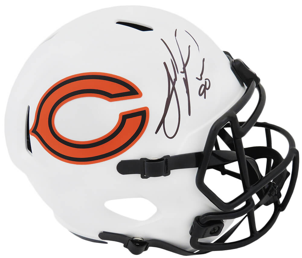 Julius Peppers Signed Chicago Bears Lunar Eclipse Riddell Full Size Speed Replica Helmet