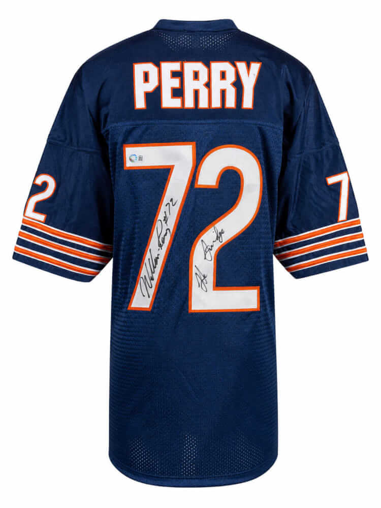 William Perry Signed Navy Throwback Custom Football Jersey w/The Fridge