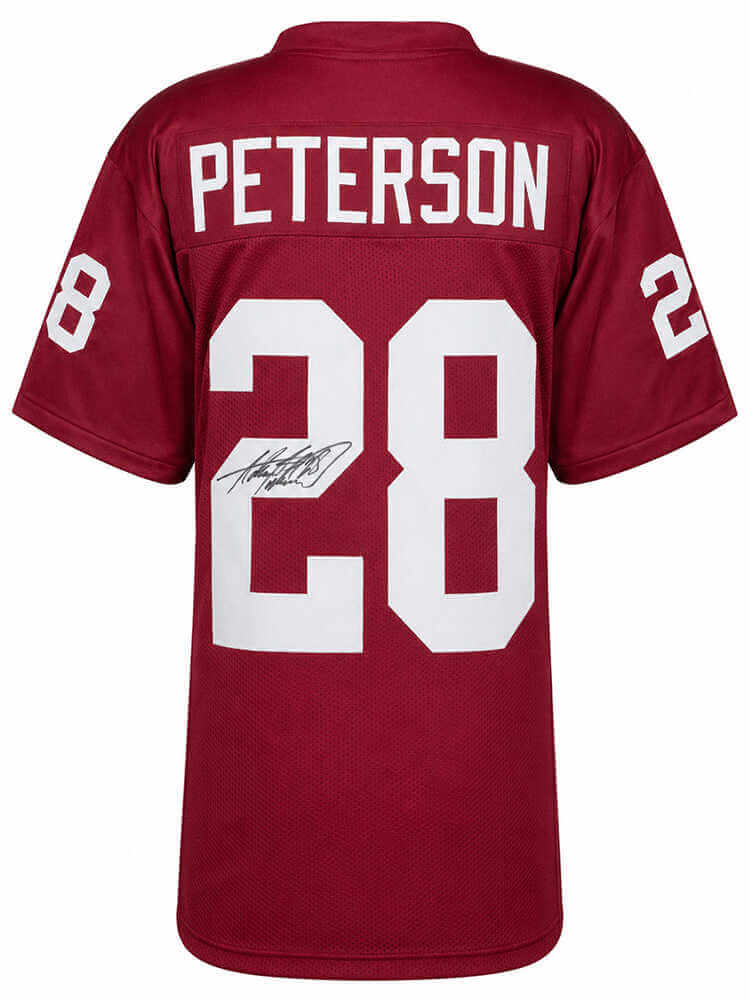 Adrian Peterson Signed Maroon Custom College Football Jersey