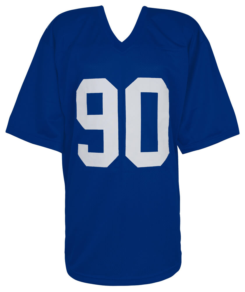 Jason Pierre-Paul Signed Blue Custom Football Jersey - (JSA)
