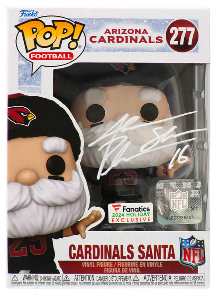 Jake Plummer Signed Arizona Cardinals Santa Funko Pop Doll #277 w/Snake