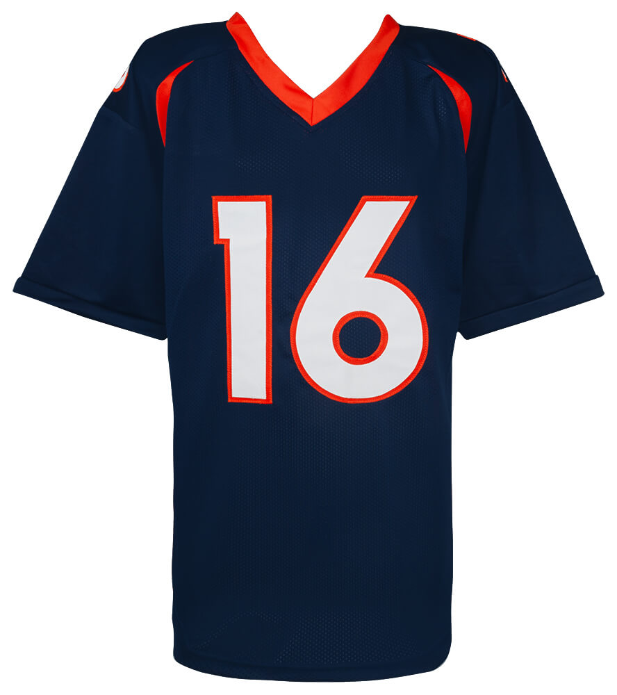 Jake Plummer Signed Navy Custom Football Jersey w/Snake