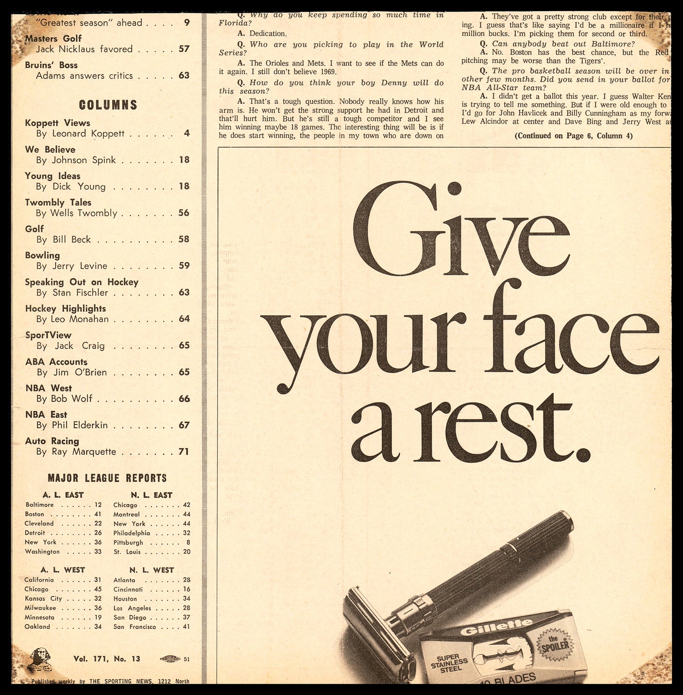 Johnny Bench & Boog Powell Autographed 10x10 Magazine Page Photo Beckett BAS QR #BM37521