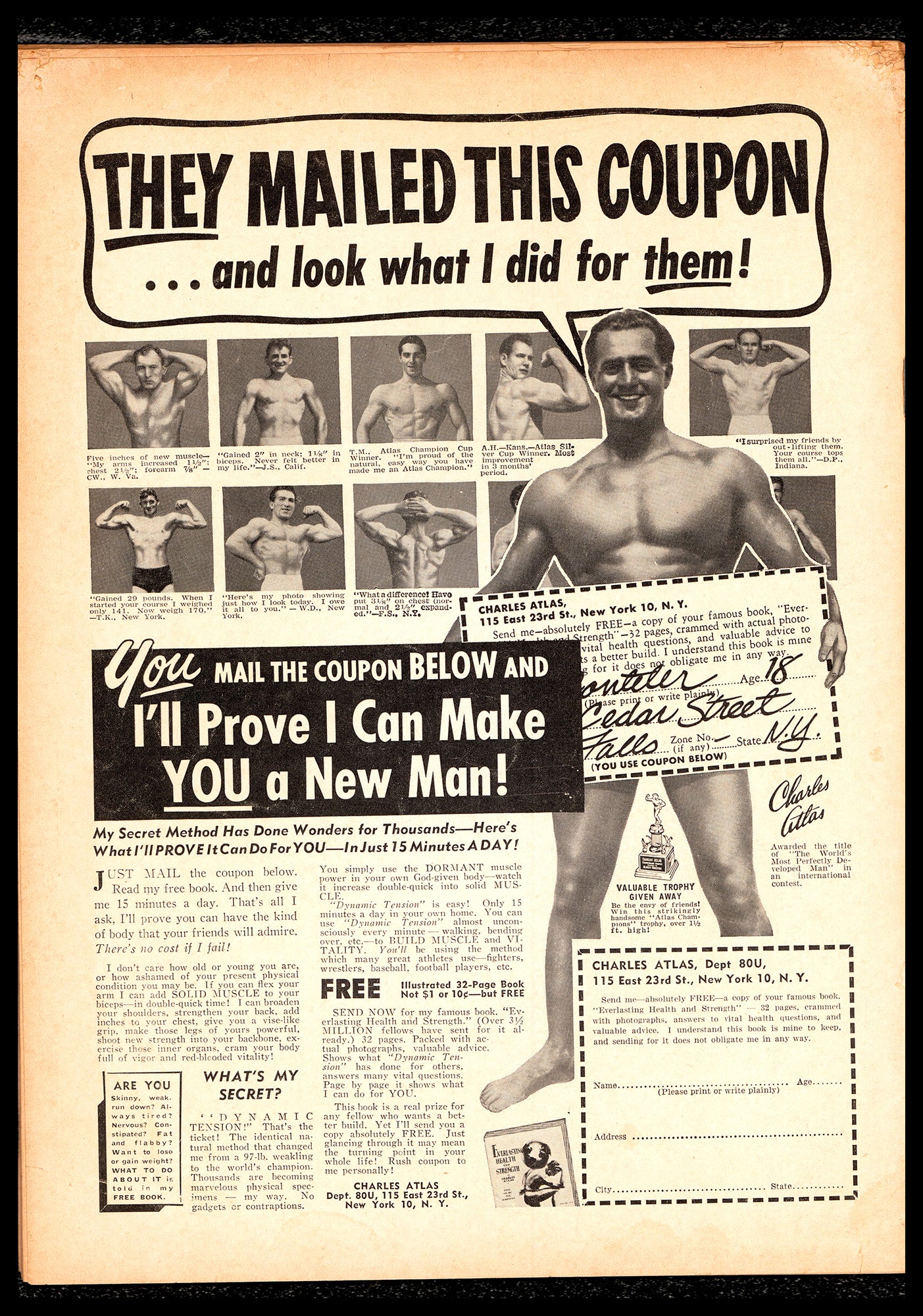 Tony De Marco Autographed Ring Magazine Beckett BAS QR #BM37212