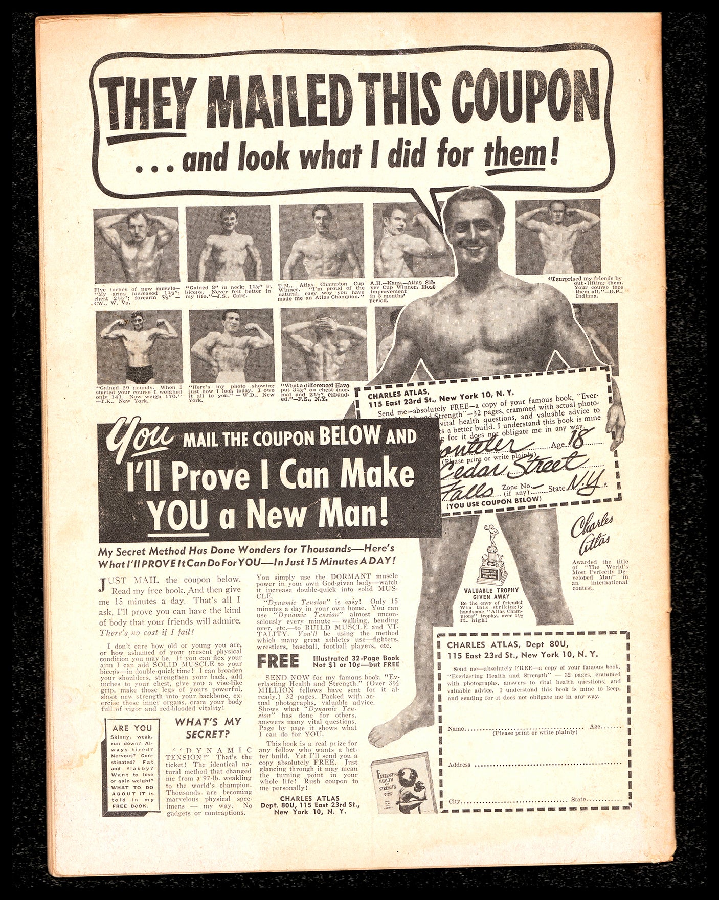 Tony De Marco Autographed Ring Magazine Beckett BAS QR #BM37214