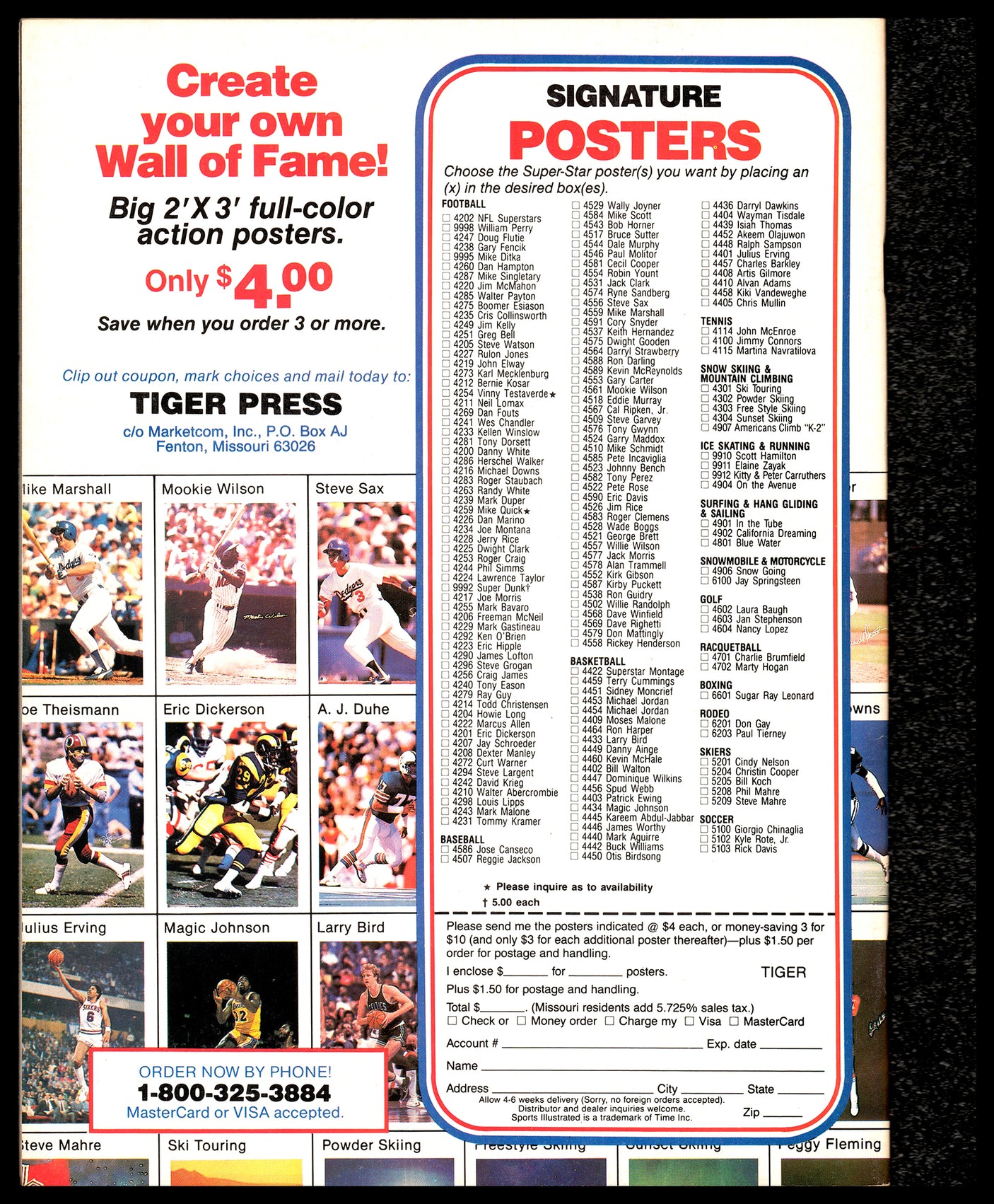 Thomas Hit Man Hearns Autographed Magazine Beckett BAS QR #BM37873