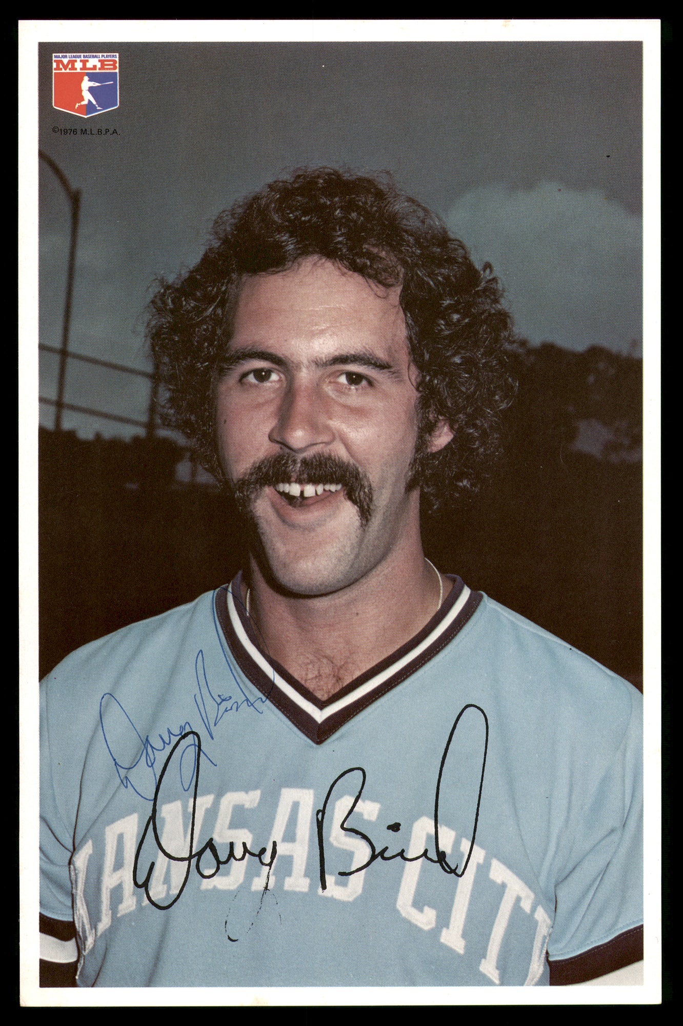 Kansas City Royals Autographed 15 Count Lot of 6x9 Team Issued Photos All Different With Al Cowens & Hal McRae SKU #236182