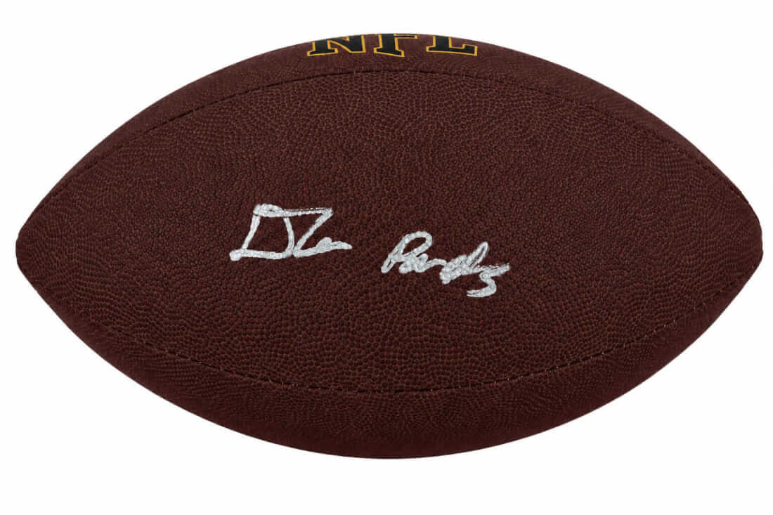 D'Angelo Ponds Signed Wilson Super Grip Full Size NFL Football