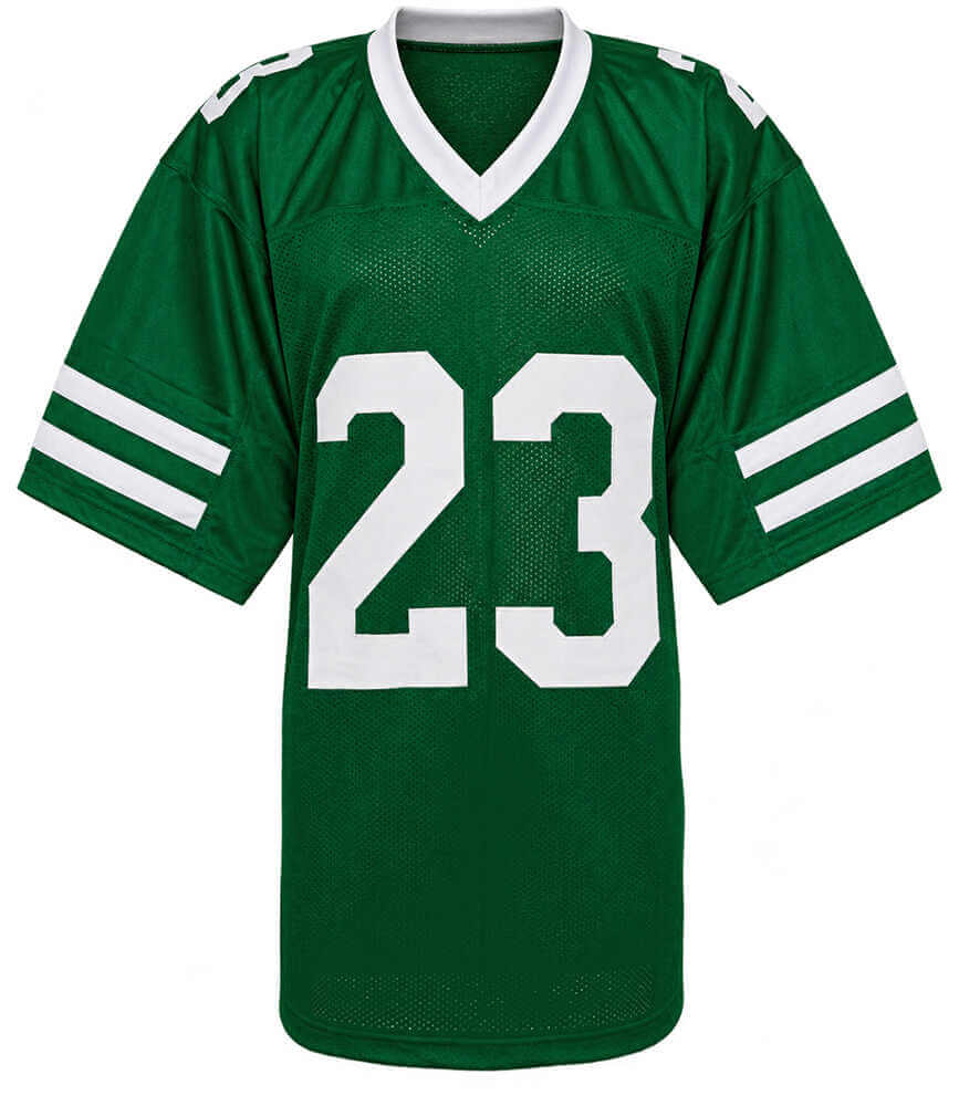 D'Angelo Ponds Signed Green Custom Football Jersey