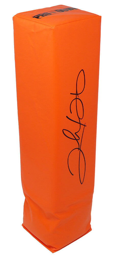 Clinton Portis Signed Orange Endzone Pylon