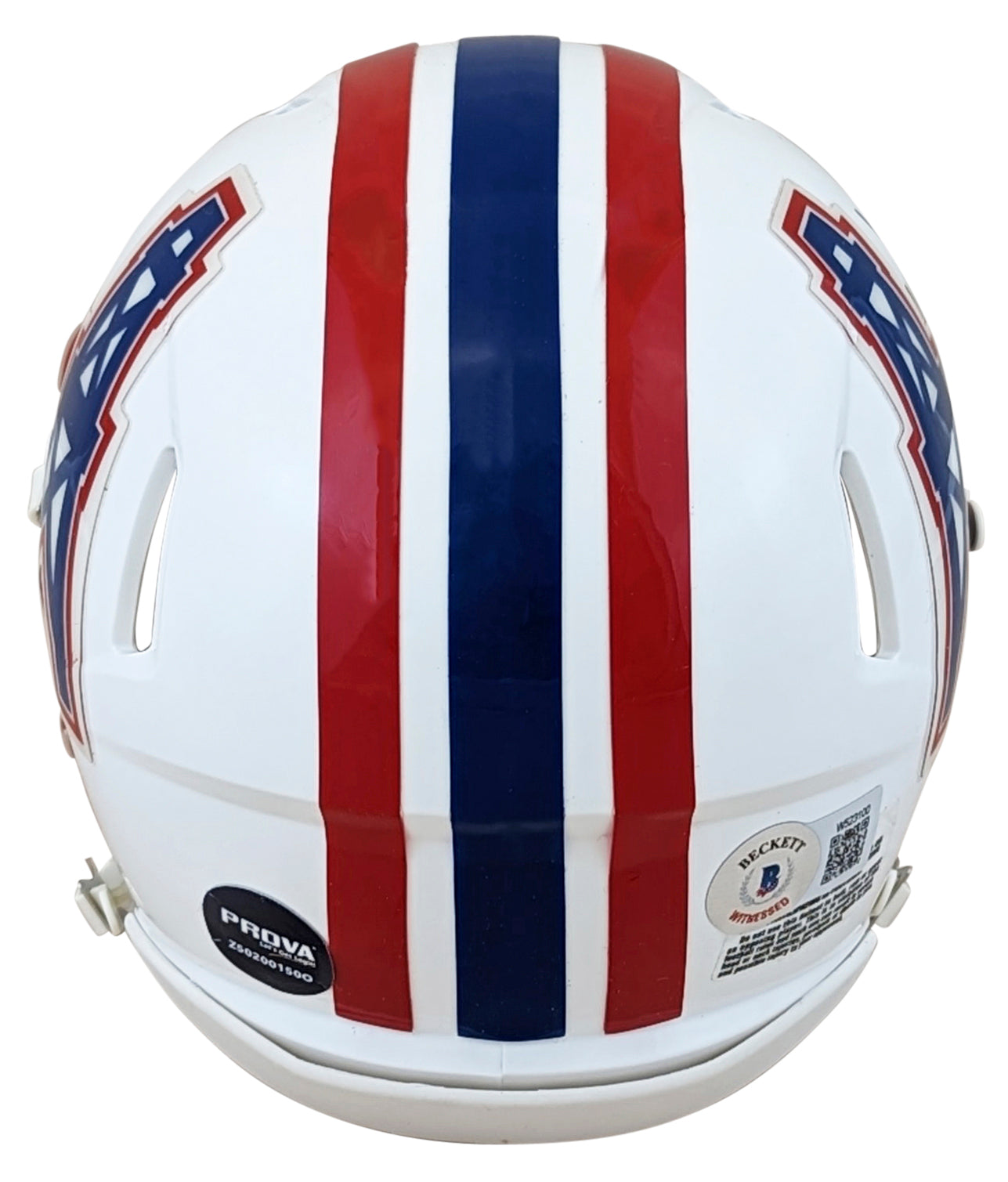 Oilers Warren Moon "HOF 06" Signed 81-98 TB Speed Mini Helmet BAS Witnessed