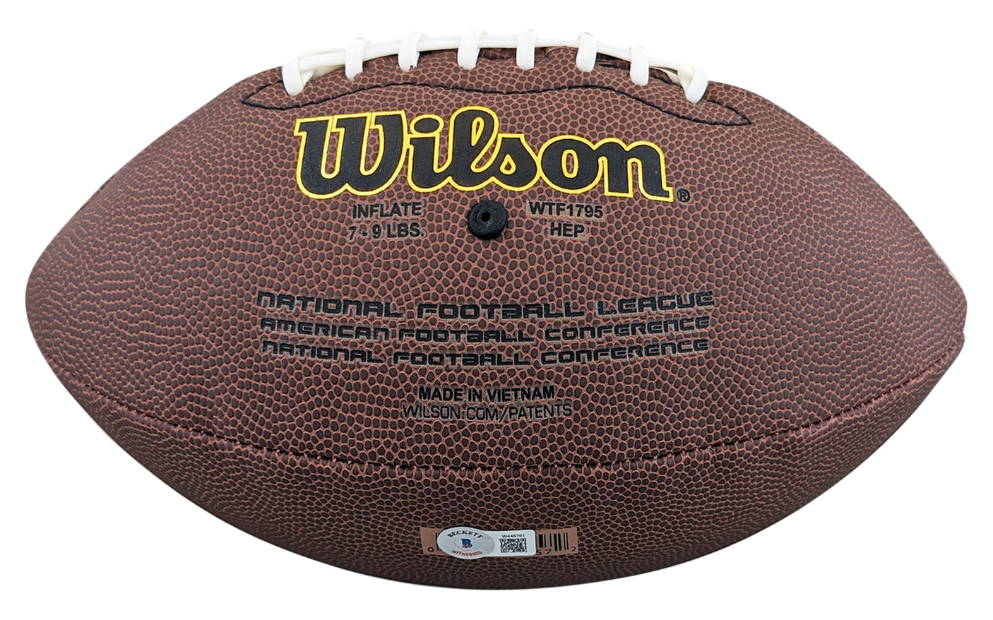 Joe Theismann "83 NFL MVP" Signed Wilson Super Grip Nfl Football BAS Witnessed