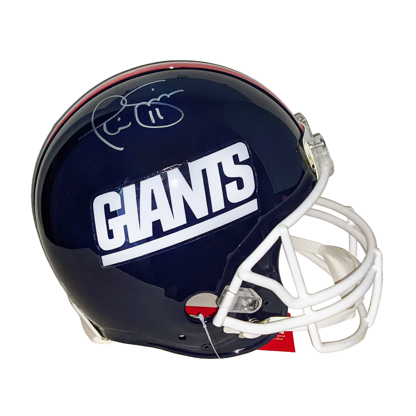 Phil Sims Signed Authentic Riddell VSR4 New York Giants NFL Helmet