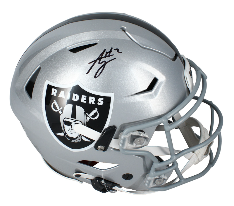 Ashton Jeanty Autographed Las Vegas Raiders Speedflex Authentic Helmet Beckett Witnessed
