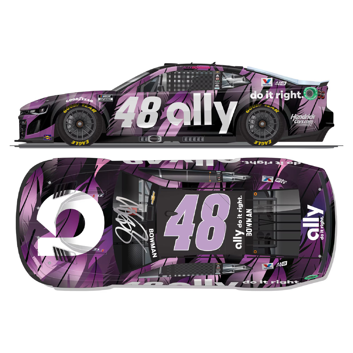 PRE-ORDER Alex Bowman 2024 Ally Koker's Garage Signed 1:24 Diecast (COA)