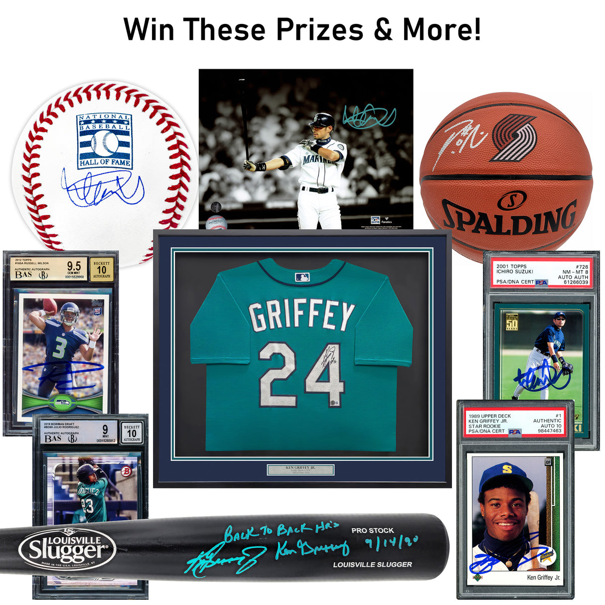 Pacific Northwest Legends & Stars Autographed Jersey Mystery Box Series 2 (1 Signed Jersey + Bonus Prize Chance)
