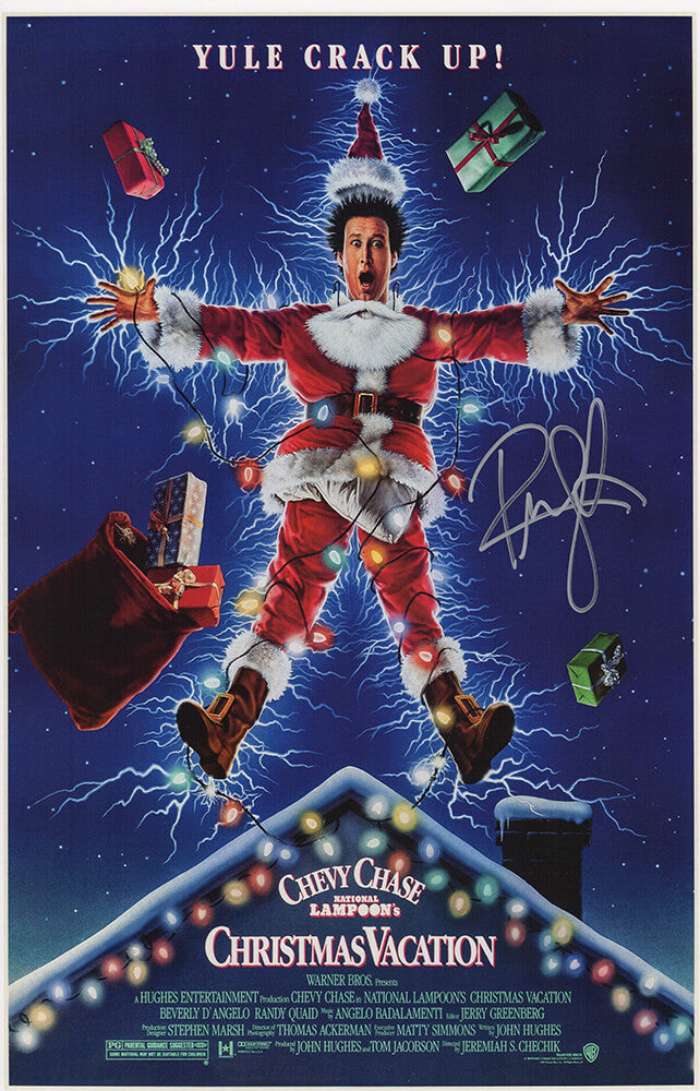 Randy Quaid Signed Christmas Vacation 1117 Movie Poster