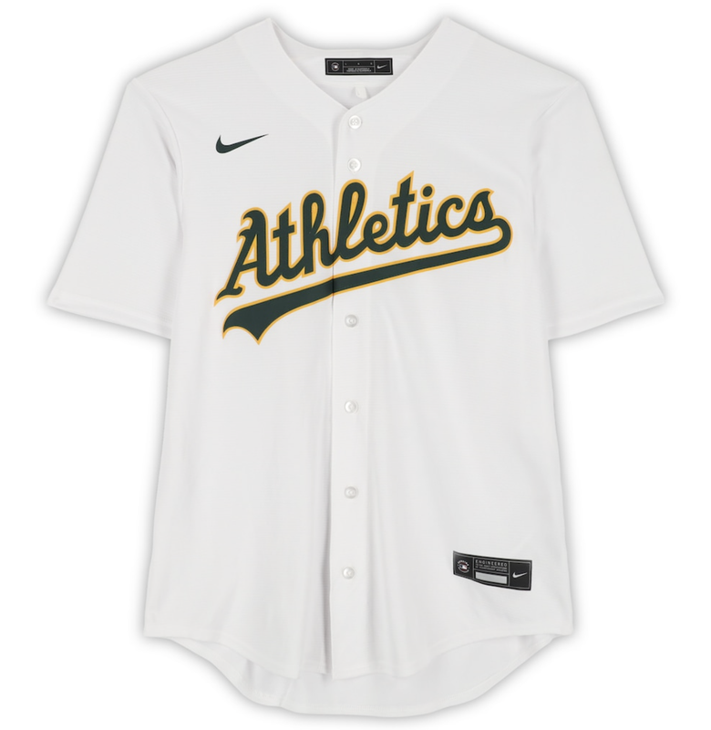 Nick Kurtz Autographed/Inscribed "25 AL ROY" Athletics Nike White Replica Jersey Fanatics