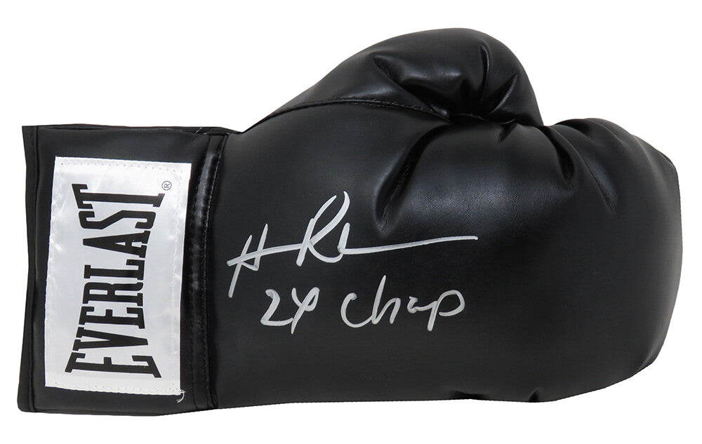 Hasim Rahman Signed Everlast Black Boxing Glove w/2x Champ