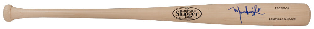 Manny Ramirez Signed Louisville Slugger Pro Stock Blonde Baseball Bat - (Beckett)