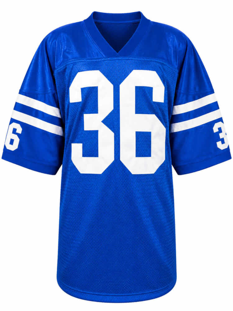 Dexter Reid Signed Blue Custom Football Jersey w/2 Time
