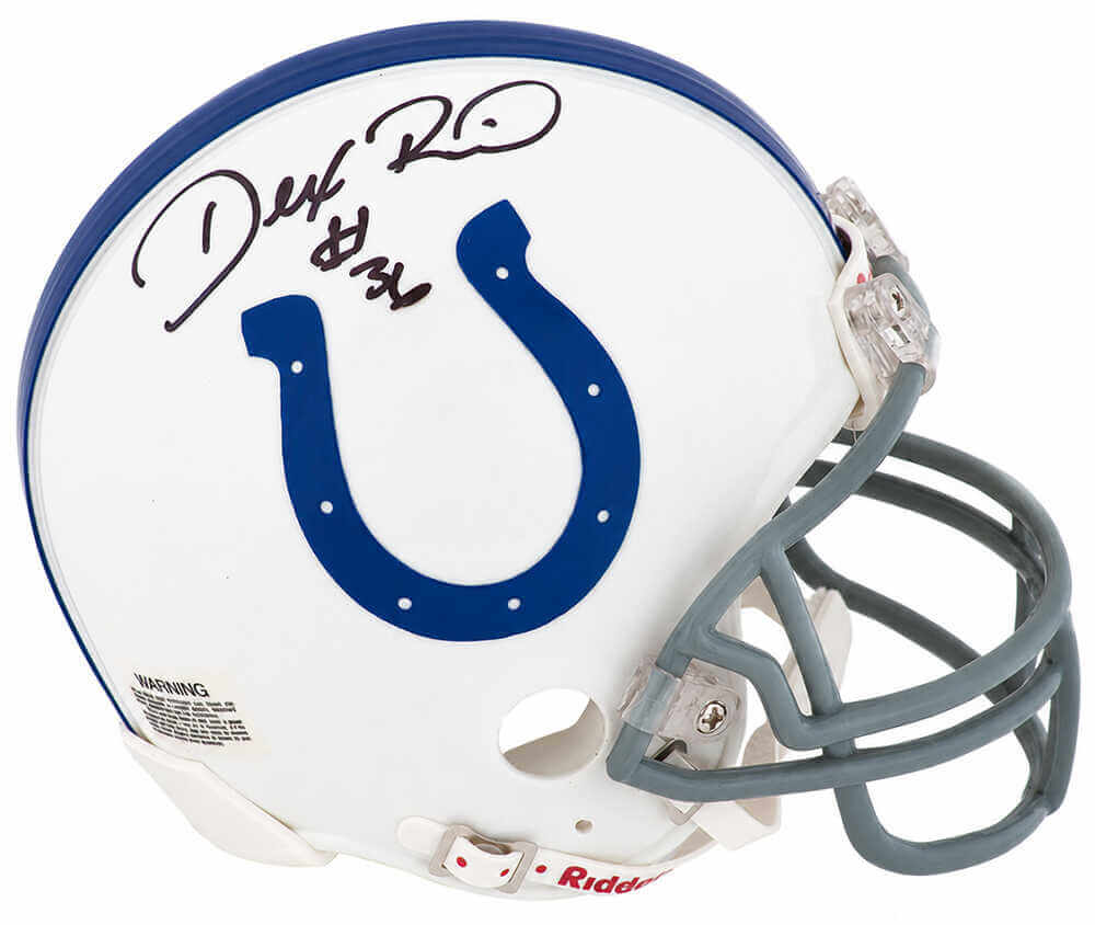 Dexter Reid Signed Indianapolis Colts Riddell (VSR4) Mini Helmet