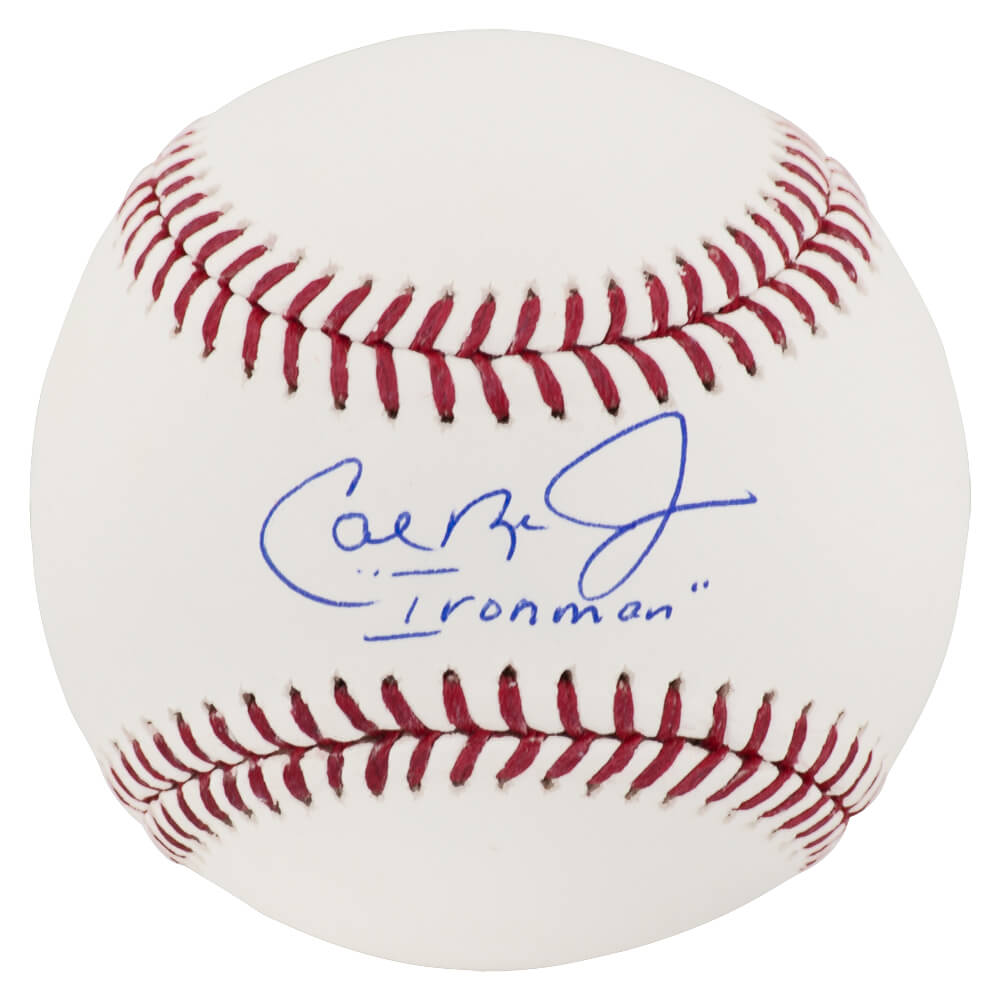 Cal Ripken Jr. Signed Rawlings Official MLB Baseball w/Ironman - (Fanatics)