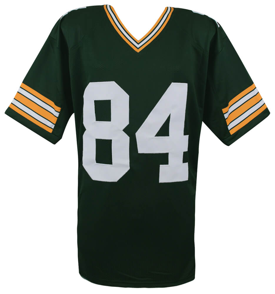 Andre Rison Signed Green Custom Jersey w/SB XXXI Champs (Signed Middle of #8)