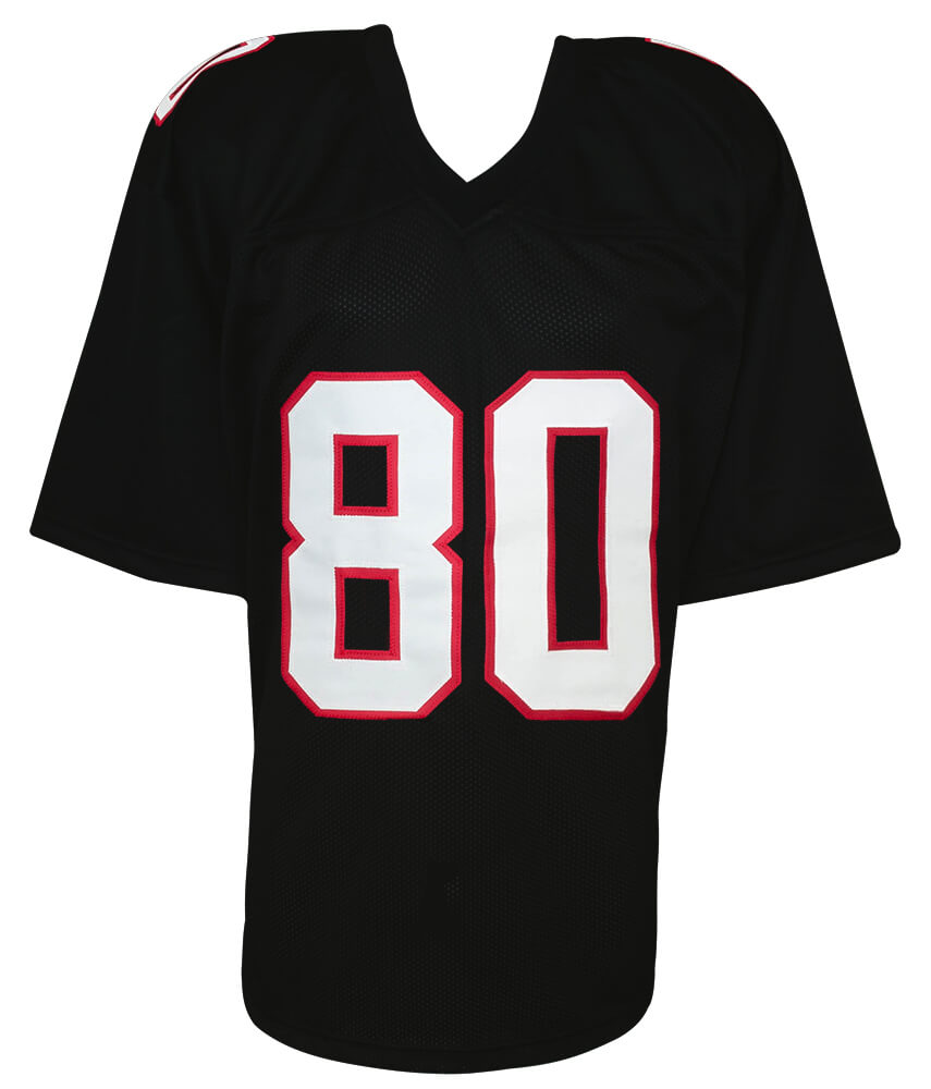 Andre Rison Signed Black Custom Jersey w/Bad Moon