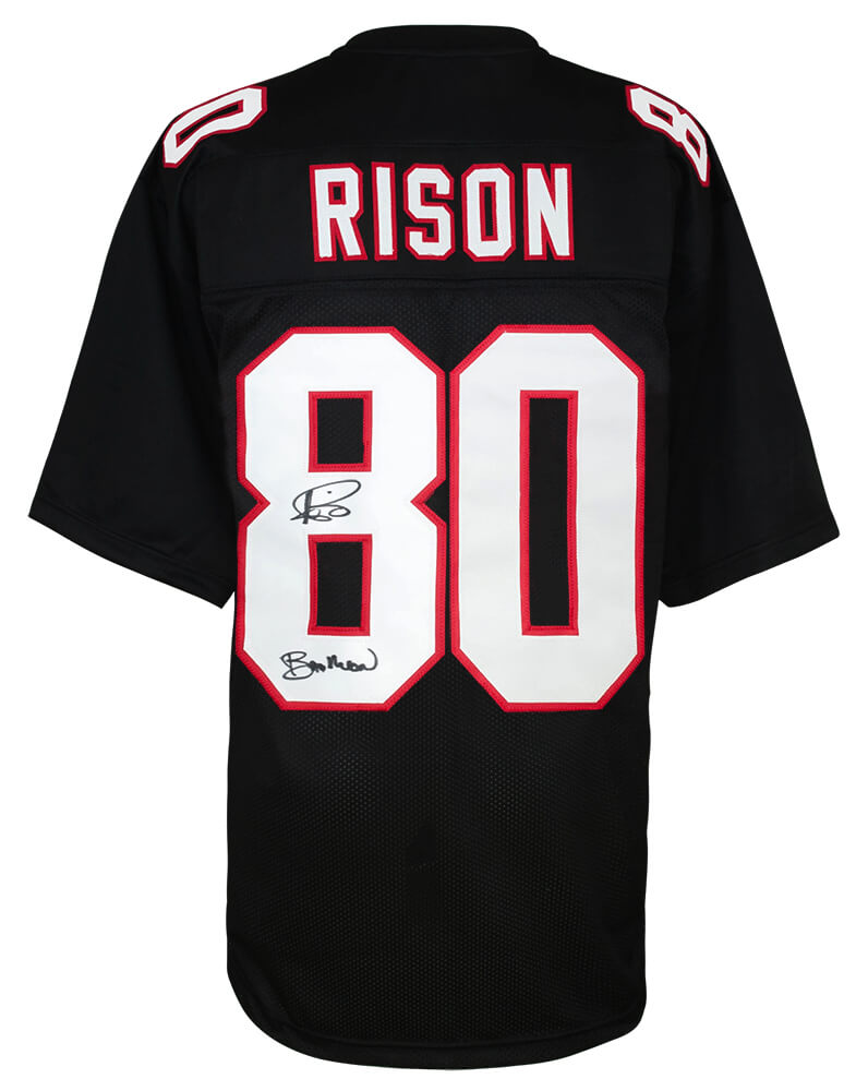 Andre Rison Signed Black Custom Jersey w/Bad Moon