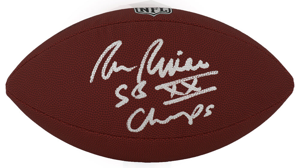 Ron Rivera Signed Wilson Limited Full Size NFL Football w/SB XX Champs
