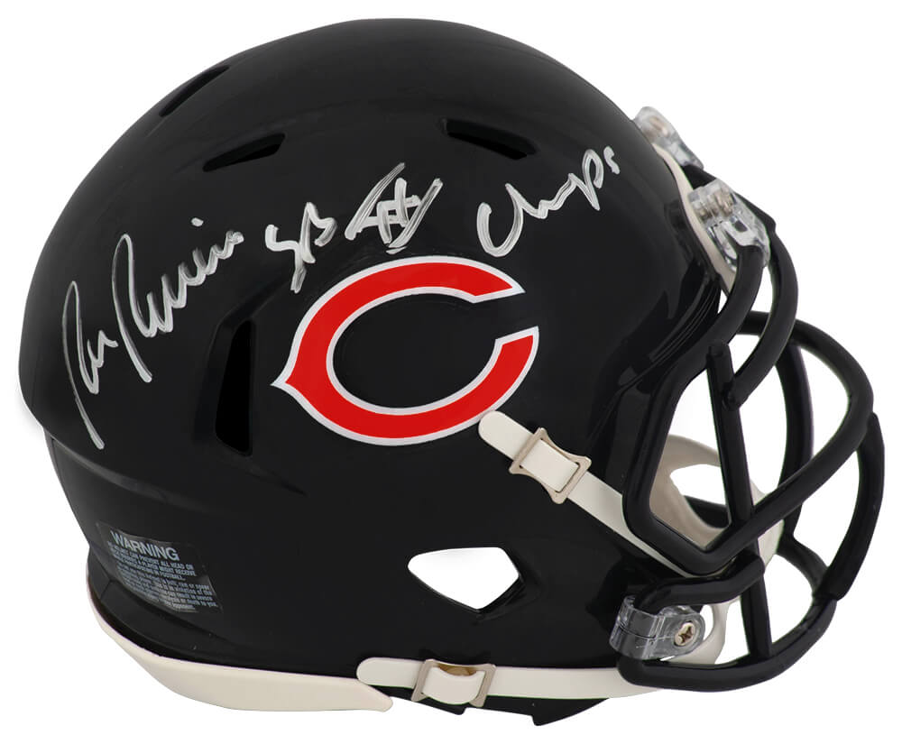Ron Rivera Signed Chicago Bears Riddell Speed Mini Helmet w/SB XX Champs
