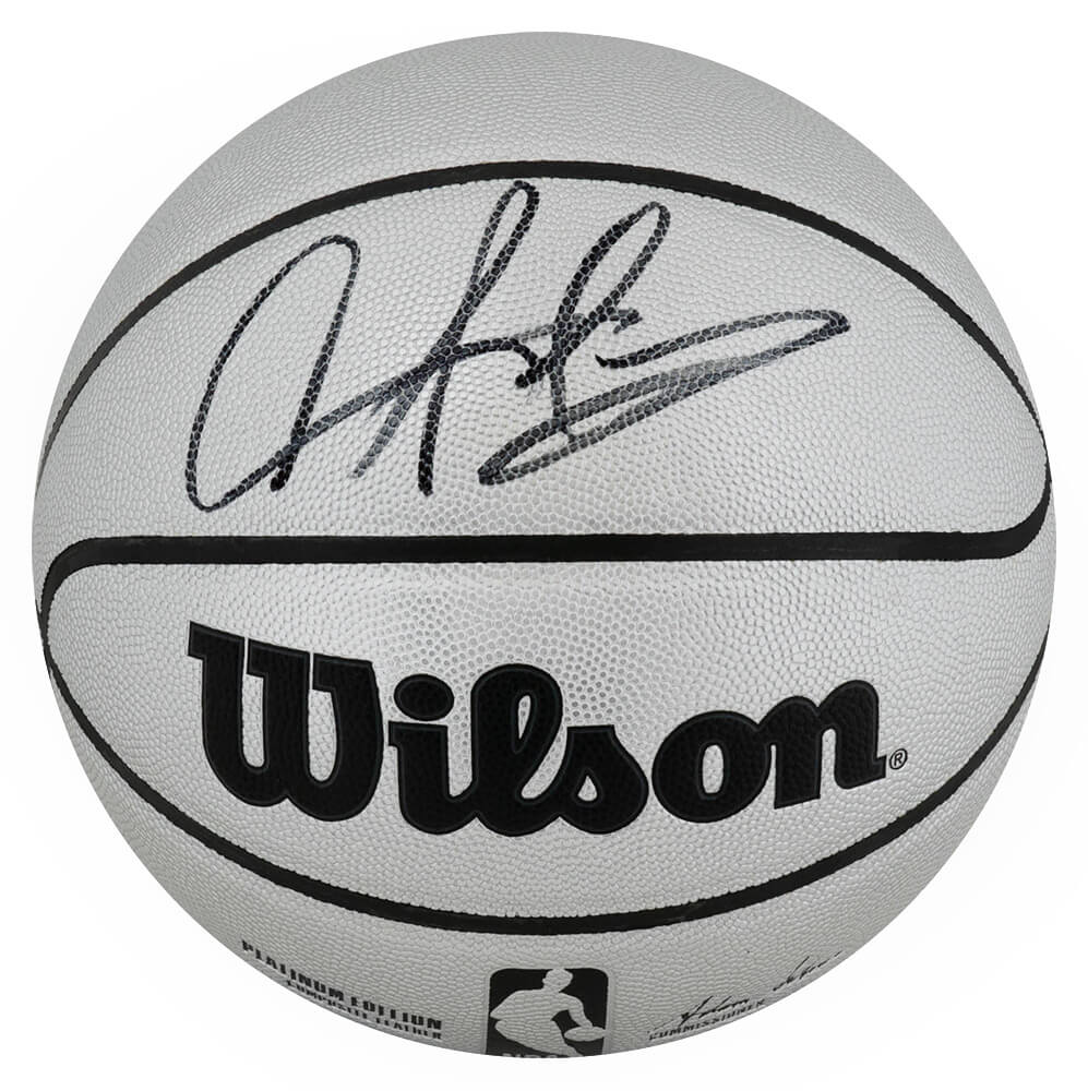 Dennis Rodman Signed Wilson Platinum Full Size NBA Basketball