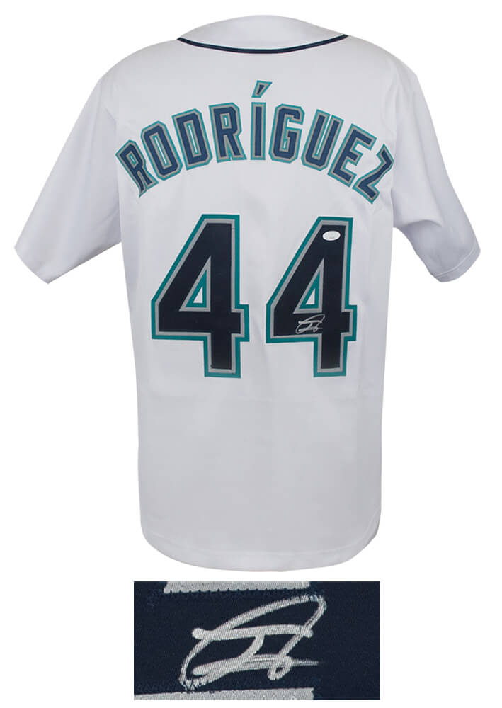 Julio Rodriguez Signed White Custom Baseball Jersey - (JSA)