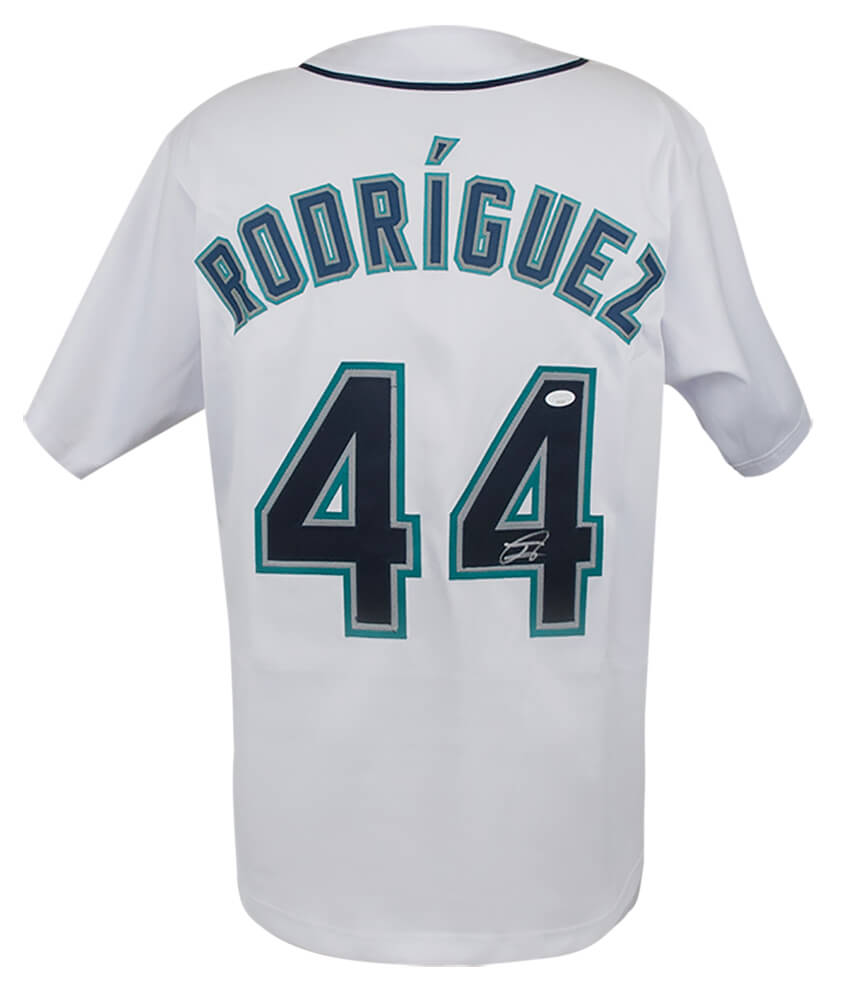 Julio Rodriguez Signed White Custom Baseball Jersey - (JSA)