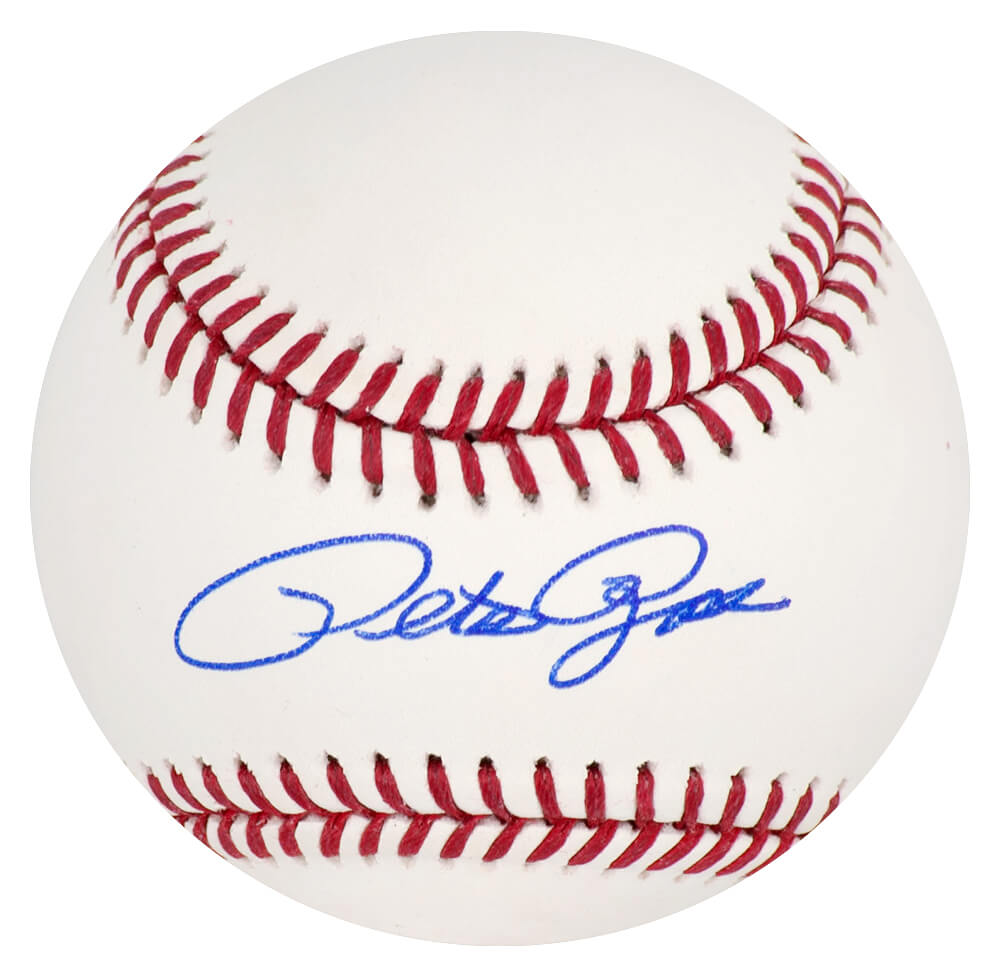 Pete Rose Signed Rawlings Official MLB Baseball