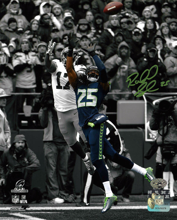 Richard Sherman Autographed 8x10 Photo Seattle Seahawks RS Holo Stock #86891