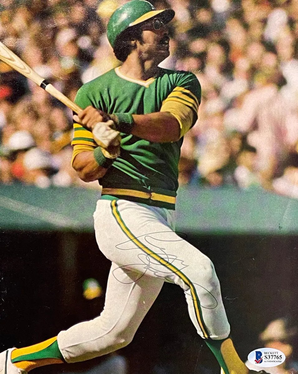Reggie Jackson Oakland Athletics Signed Magazine Page Photo S37765 BAS - Sports Integrity
