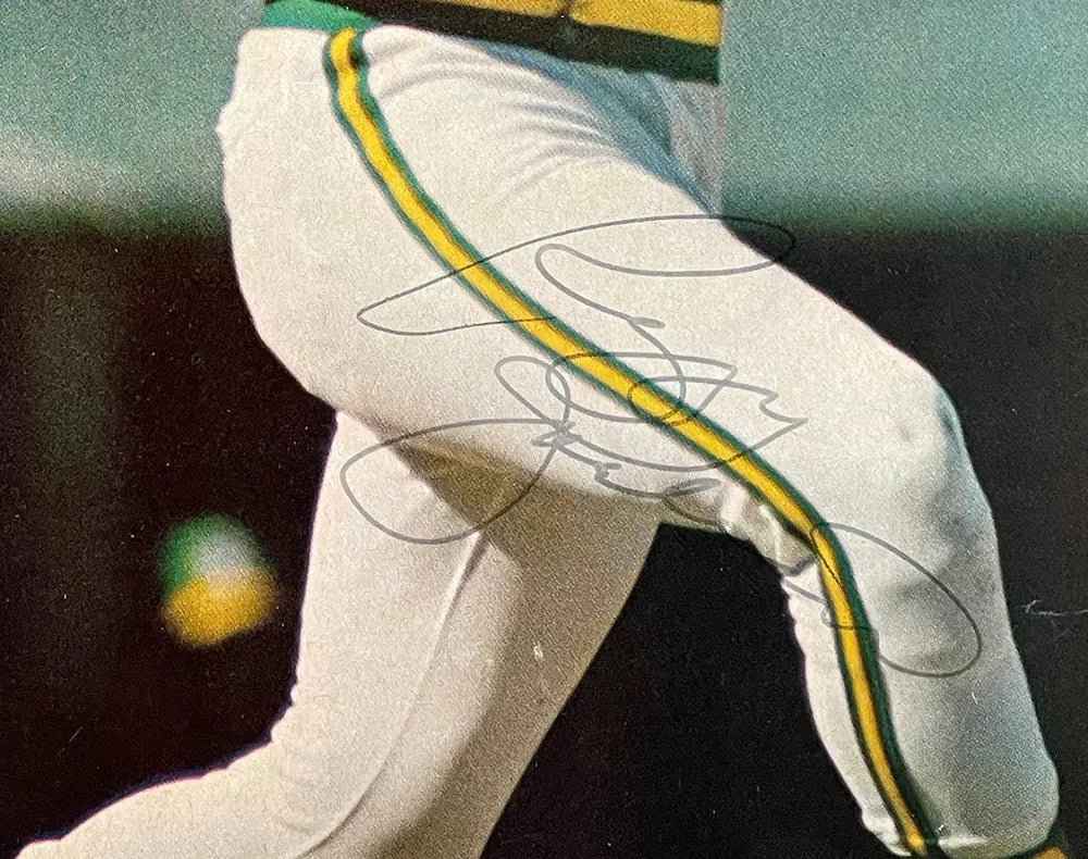 Reggie Jackson Oakland Athletics Signed Magazine Page Photo S37765 BAS