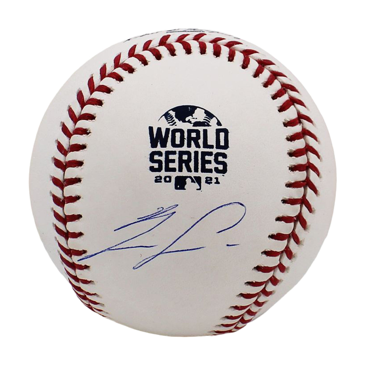 Ronald Acuna Signed Authentic World Series MLB Baseball Braves Rawlings