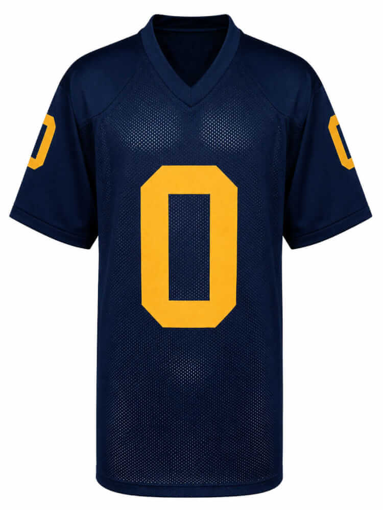 Mike Sainristil Signed Navy Custom College Football Jersey w/2023 National Champs
