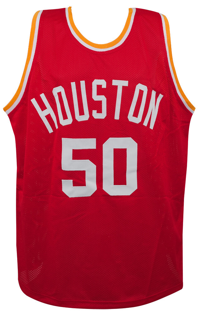 Ralph Sampson Signed Red Custom Basketball Jersey w/HOF'12
