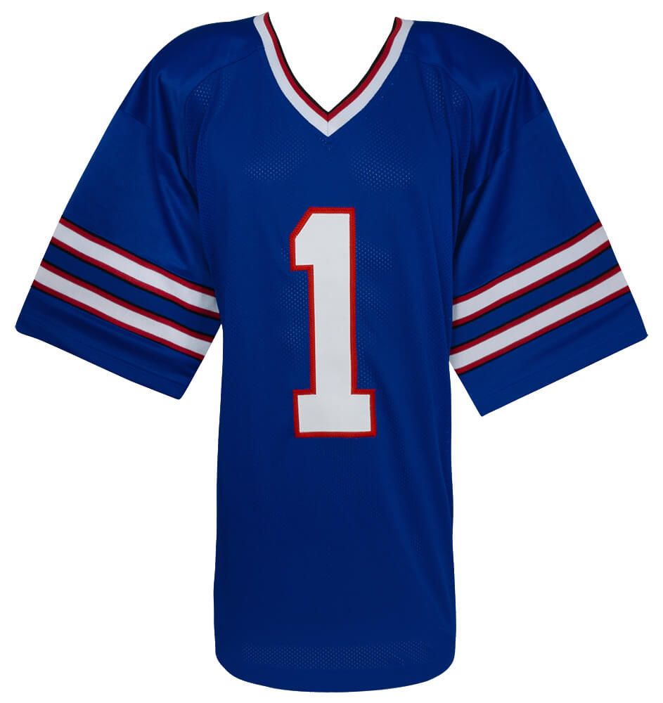 Curtis Samuel Signed Blue Custom Football Jersey