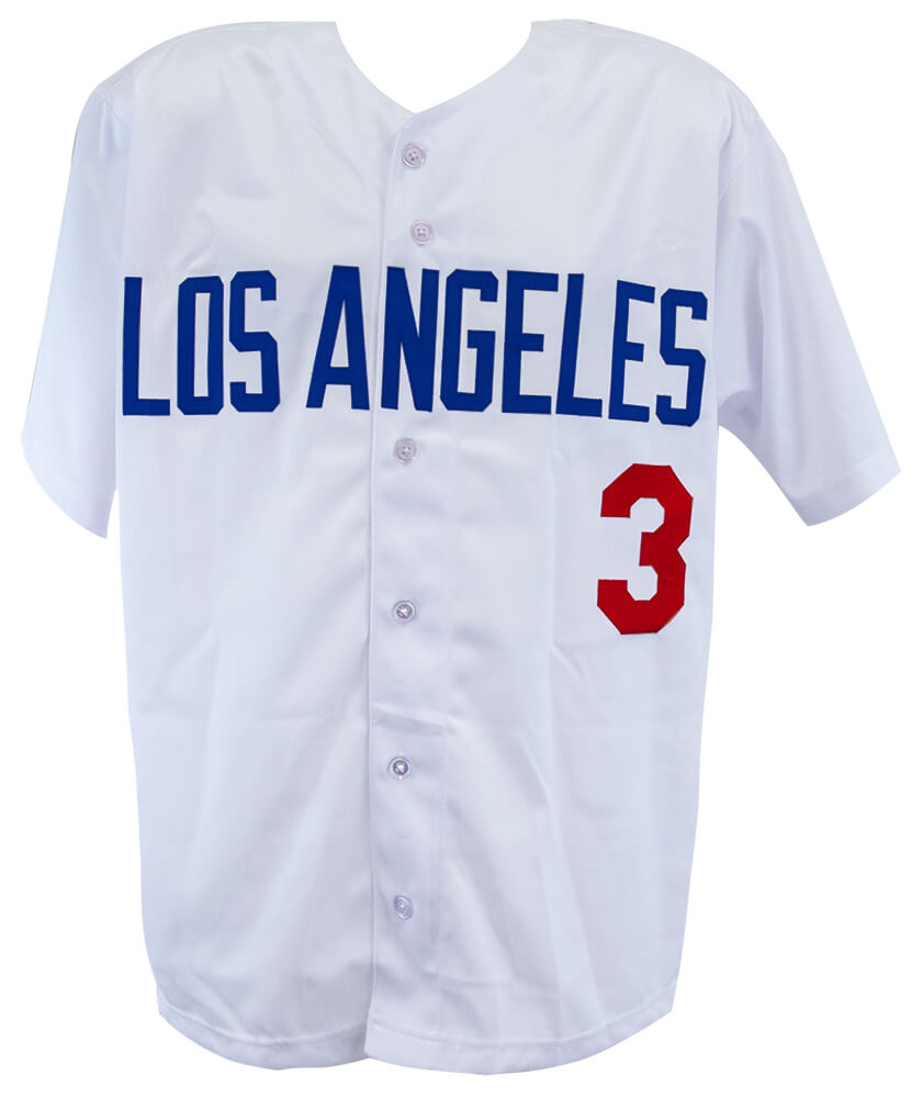 Steve Sax Signed White Custom Baseball Jersey w/82 NL ROY