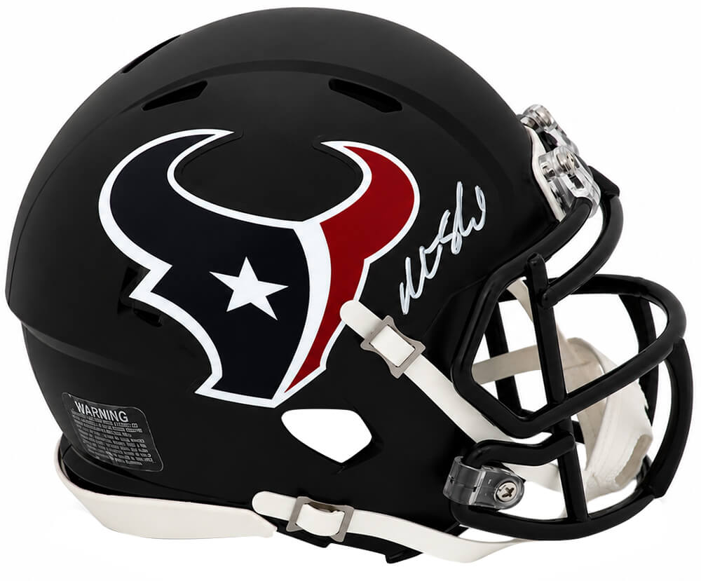 Matt Schaub Signed Houston Texans Riddell Speed Mini Helmet