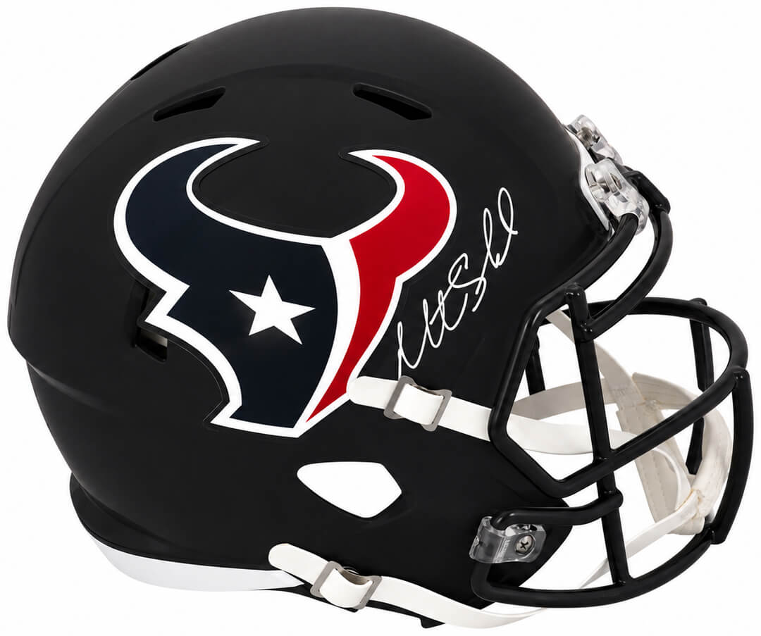 Matt Schaub Signed Houston Texans Riddell Full Size Speed Replica Helmet